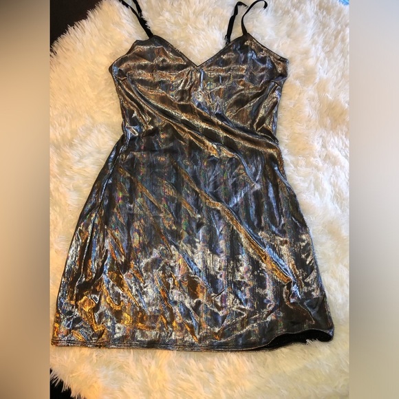 Metallic Silver Dress - Picture 13 of 13